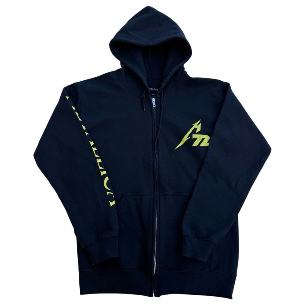 Metallica M72 72 Seasons 2024 Black Full Zip Hoodie Sweatshirt Sz S